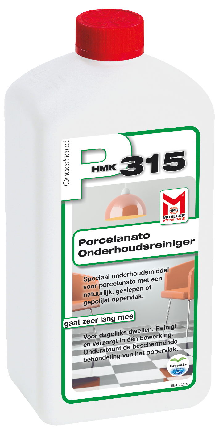 HMK P315 Porcelanato onderhoudsreiniger – 1L (transparant)