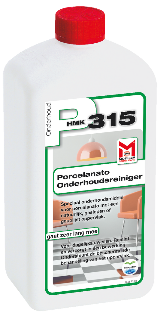 HMK P315 Porcelanato onderhoudsreiniger – 1L (transparant)