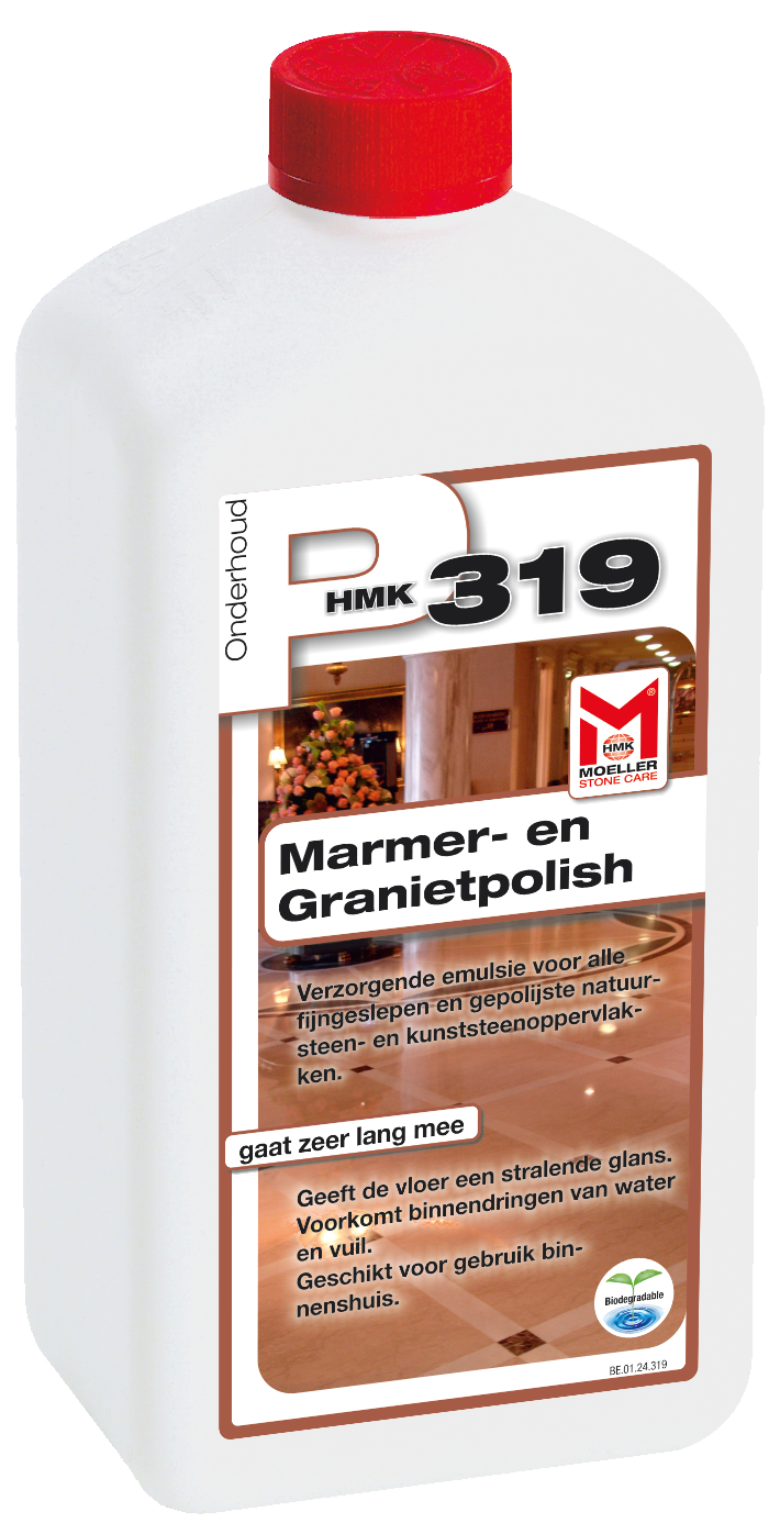 HMK P319 Marmer- en granietpolish – 1L (transparant)