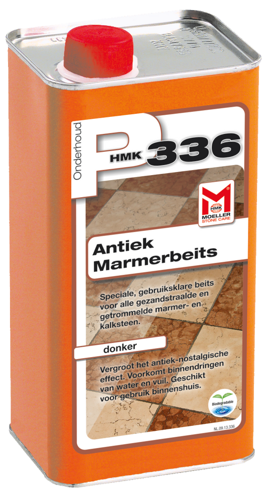 HMK P336 Antiek marmerbeits - donker (transparant)