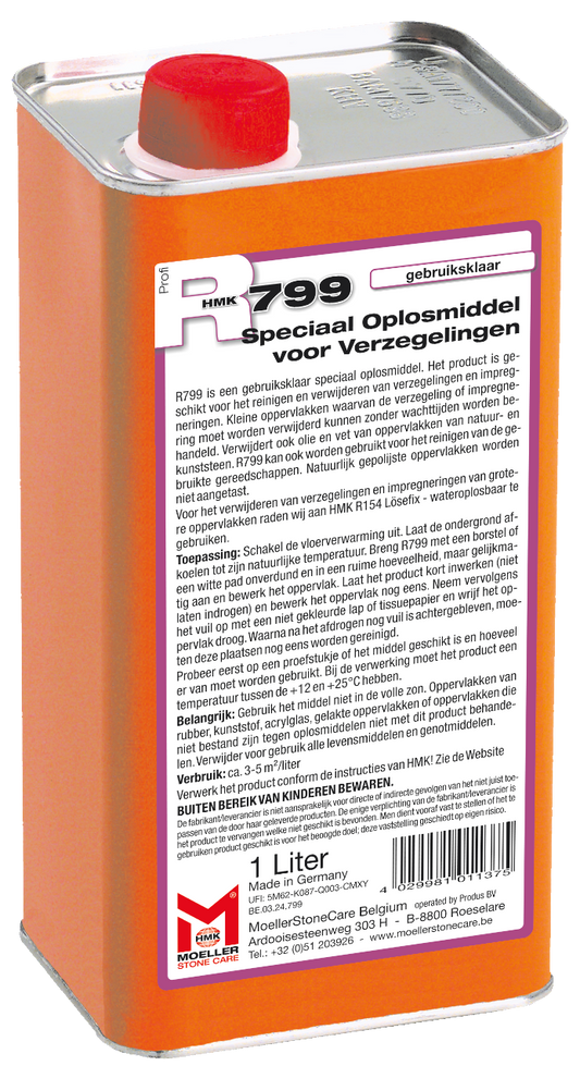 HMK R799 Speciaal oplosmiddel voor verzegelingen – 1L (transparant)