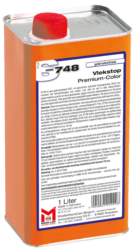 HMK S748 Vlekstop – Premium Color – 1L (transparant)